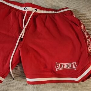 Red Athletic Men's Shorts